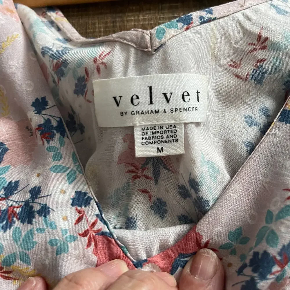 Velvet by Graham & Spencer NWT Women's Floral Skirt Set SIZE MEDIUM